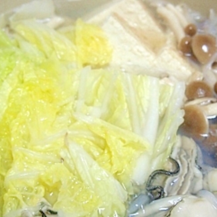 鶏肉と牡蠣の寄せ鍋 レシピ 作り方 By まるっとまる 楽天レシピ